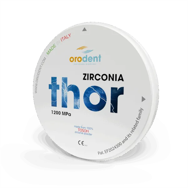 Zirconia Orodent Thor 1200 MPa